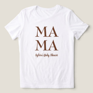 Cute mother to be baby shower women's t-shirt Tri-Blend shirt