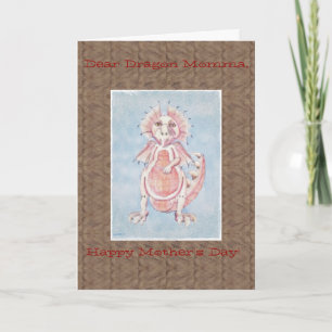 Cute Mother's Day Dragon Card