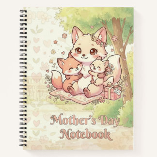Cute Mother's Day Fox Notebook