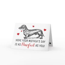 Cute Mother's Day From the Dog | Dachshund