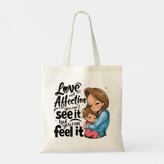 Cute Mother's Day Tote Bag (Back)