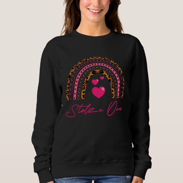 Cute Motheru2019s Day Celebration Wife Mom Grandma Sweatshirt (Front)
