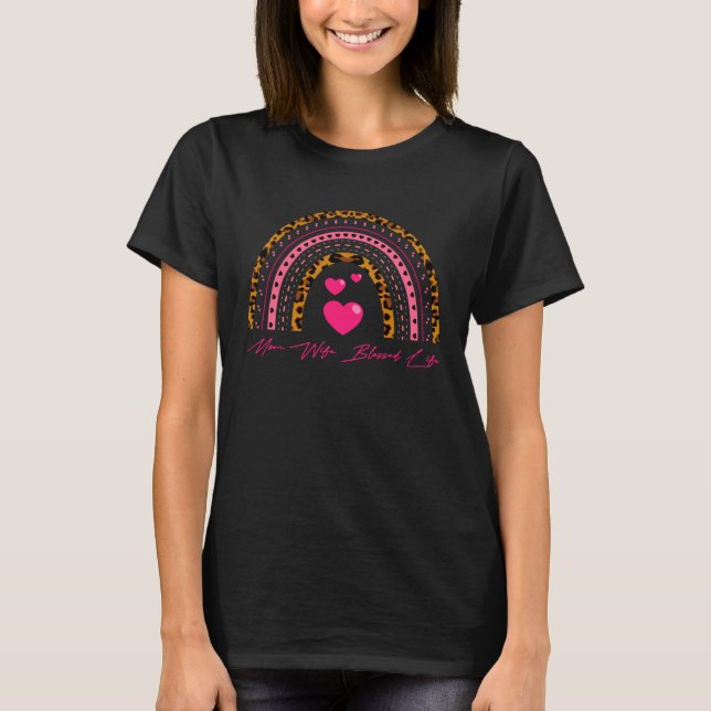 Cute Motheru2019s Day Celebration Wife Mom Grandma T-Shirt (Front)