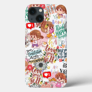 Cute Motivational – Positive Quote Kawaii  iPhone 13 Case