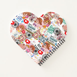 Cute Motivational – Positive Quote Kawaii  Notebook