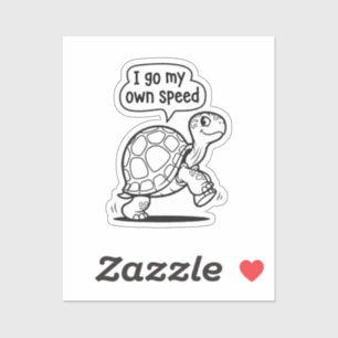 Cute Motivational Turtle Cartoon