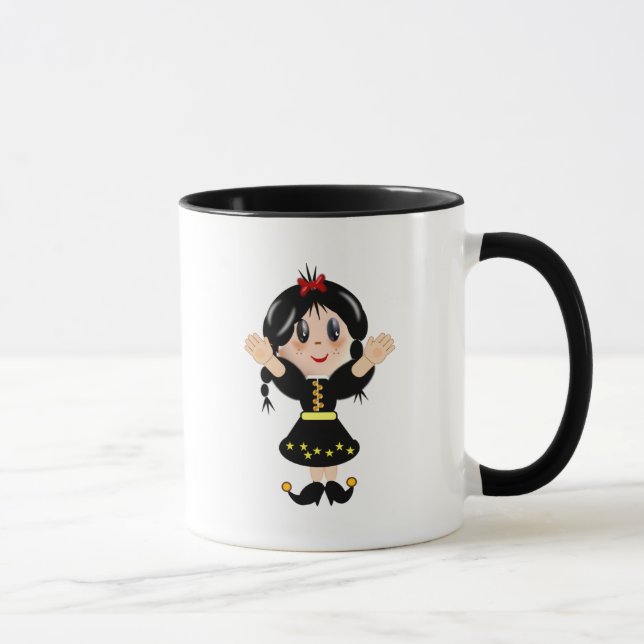 Cute mountain girl mug (Right)