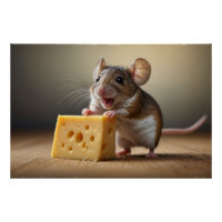 Cute Mouse and Cheese