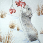 Cute mouse and red berries snow scene wildlife art notepad<br><div class="desc">This cute little wood mouse (also know as long tailed mouse) is having a nibble on a some snow covered juicy red berries. This winter wildlife snow scene makes a lovely scenic winter picture on this original note pad and I'm sure it will make a great gift for someone who...</div>