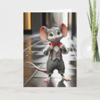 Cute Mouse For Getting Older Birthday