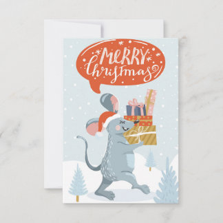 Cute Mouse Greeting