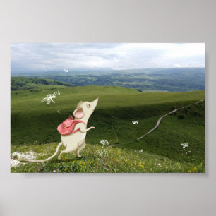 Cute Mouse Journey Poster