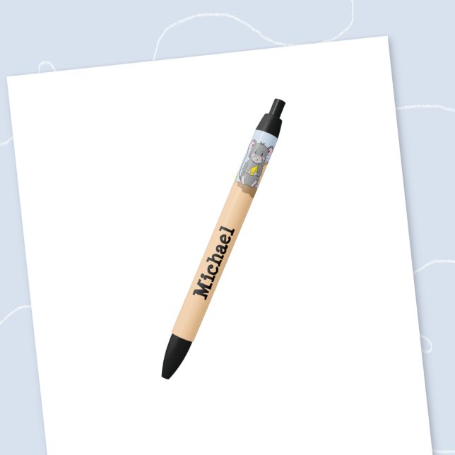 Cute Mouse Kid Personalised Pen (Creator Uploaded)