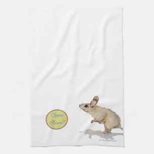 Cute Mouse Kitchen Tea Towel