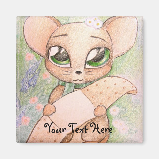 Cute Mouse Magnet (Front)