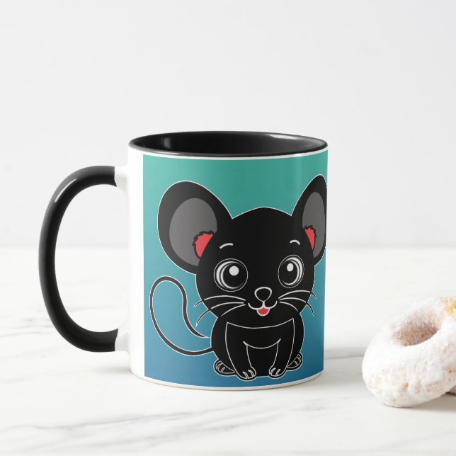 Cute Mouse Mug (With Donut)