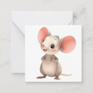 Cute mouse Note Card