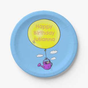 Cute mouse personalised cartoon birthday paper plate