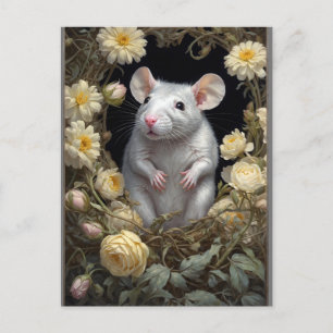 cute mouse postcard