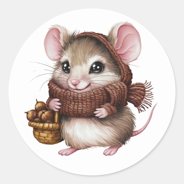 Cute Mouse Stickers (Front)