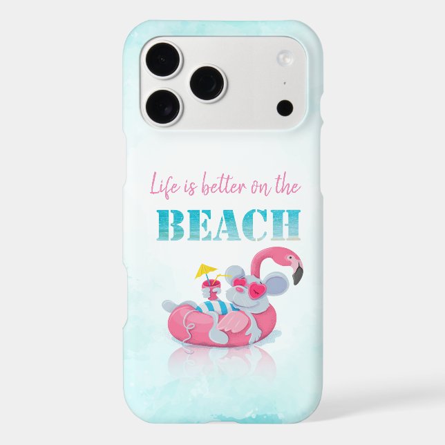 Cute Mouse  Stylish Beach  (Back)
