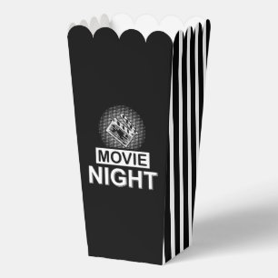Cute movie night popcorn favour box