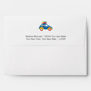 Cute Moving Announcement New Address Envelope
