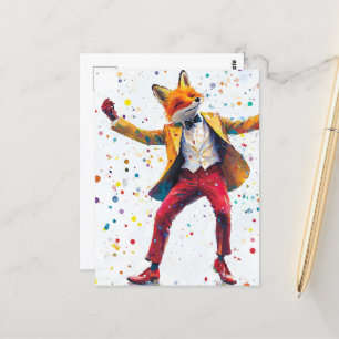 Cute Mr. Foxy Postcard