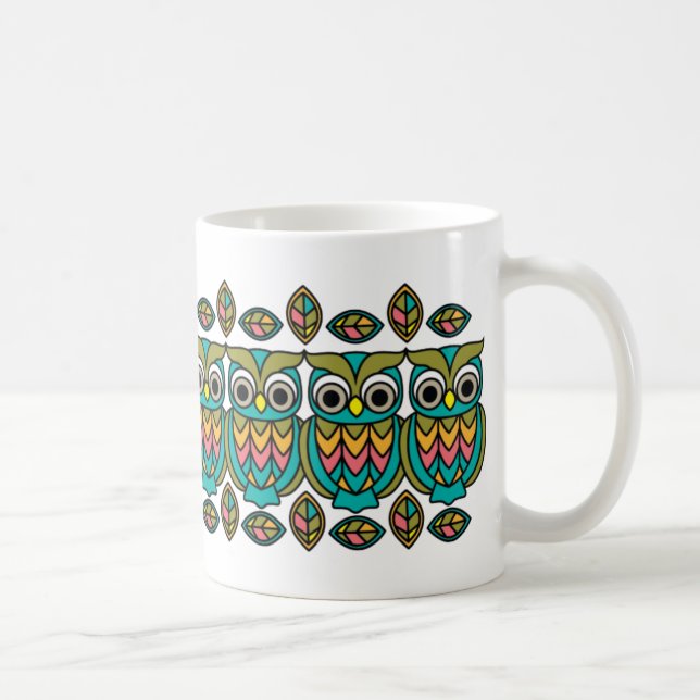 Cute Mr. Hoot Owl Mug (Right)