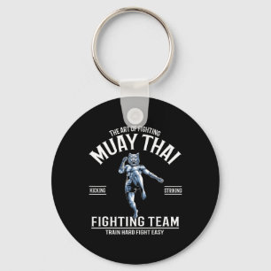 Cute Muay Thai Unicorns Thai Boxing And Kickboxing Key Ring