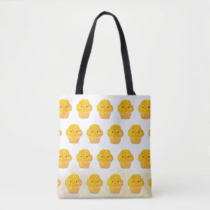 Cute Muffin Drawing  Tote Bag
