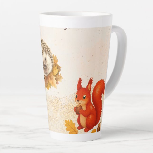 Cute mug for autumn.  (Right Angle)