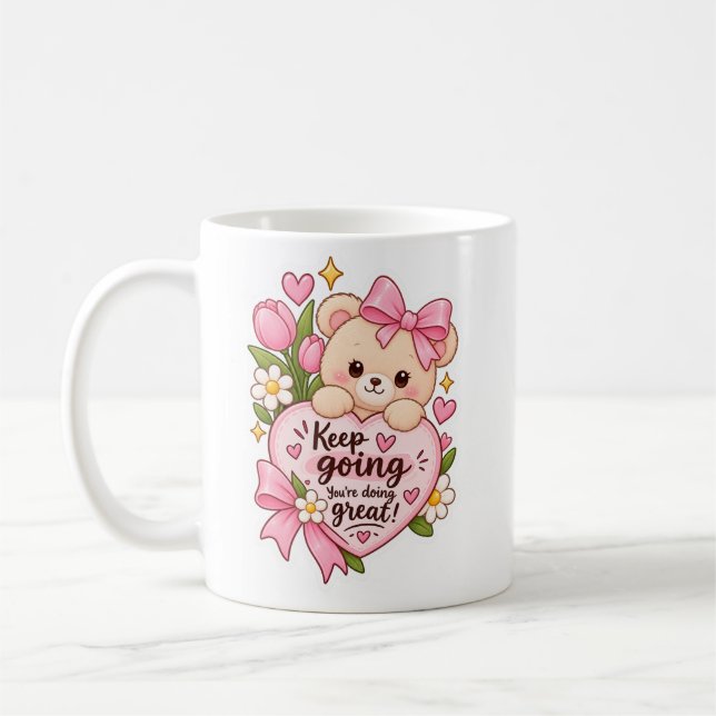 Cute Mug with Little motivation  (Left)