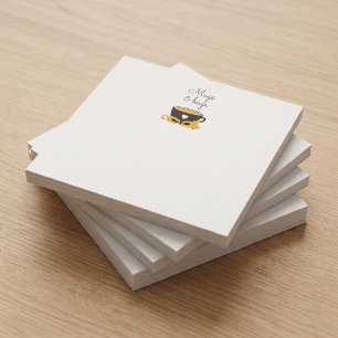Cute Mugs & Hugs Cat Post-it Notes