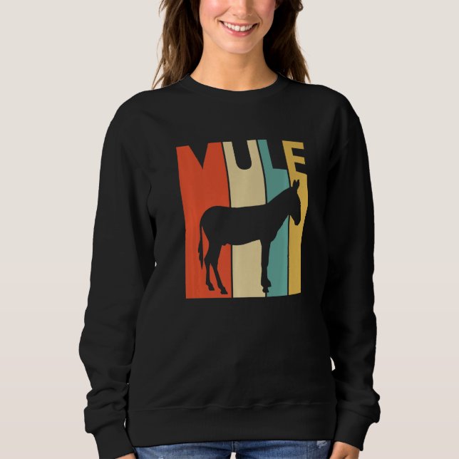 Cute Mule Animal Sweatshirt (Front)