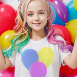 Cute multi coloured party balloons T-Shirt