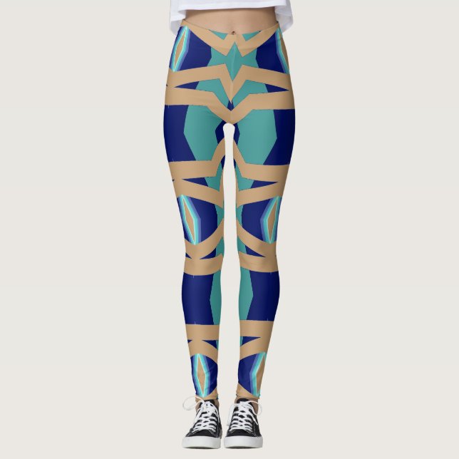 Cute multicolor classic "Ratti_Creative_Arts"   Leggings (Front)