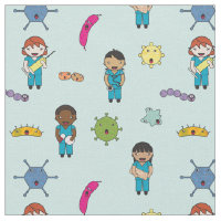 Cute Multicultural Germ Fighting Docs and Nurses