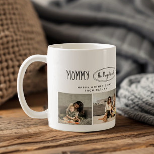 Cute Mum Happy Mothers Day Photo Collage Coffee Mug