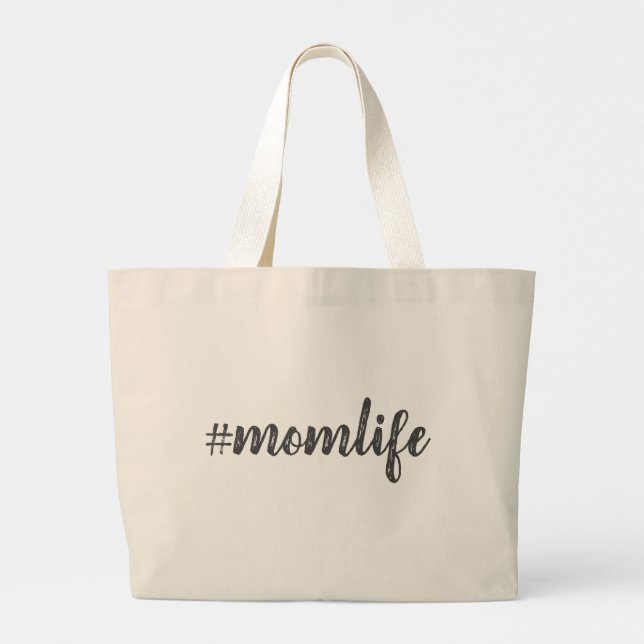 Cute Mum Life Extra Large Tote Bag (Back)