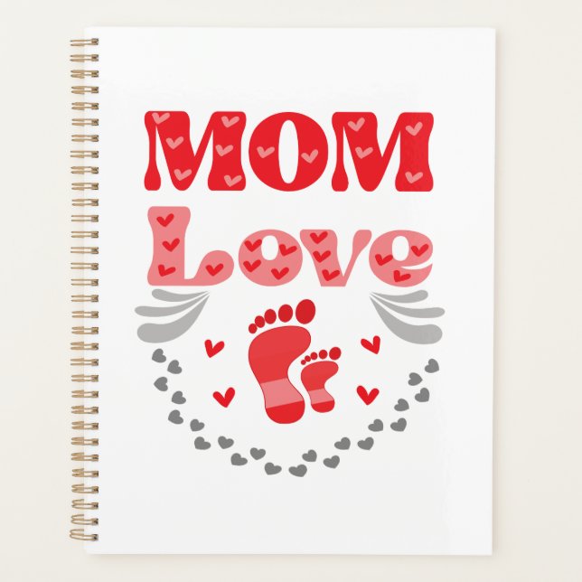 Cute Mum Love Planner (Front)
