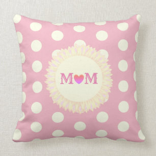 Cute Mum Polka Dots Cushion