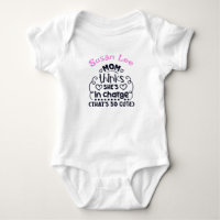 Cute Mum Thinks Pink And Black 
