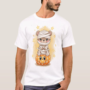 Cute Mummy Bear Halloween T-Shirt