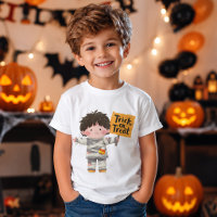 Cute Mummy Boy Trick or Treat Halloween Kids