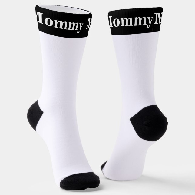 Cute Mummy Crew Socks (Angled)