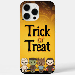 Cute mummy, Frankenstein, Dracula, werewolf    iPhone 16 Pro Max Case