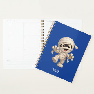 Cute Mummy Halloween Cartoon | Personalise Planner