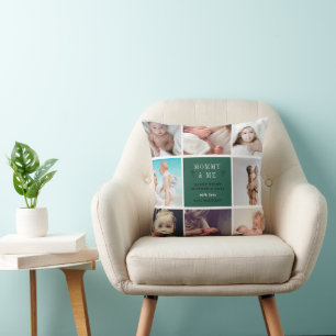 Cute Mummy & Me Photo Collage – 1st Mother’s Day Cushion