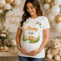 Cute Mummy To Be l Jungle Safari Animals
